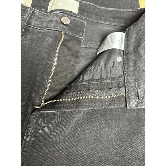 Everlane Black Straight Leg Jeans Timeless Style - Picture 6 of 10